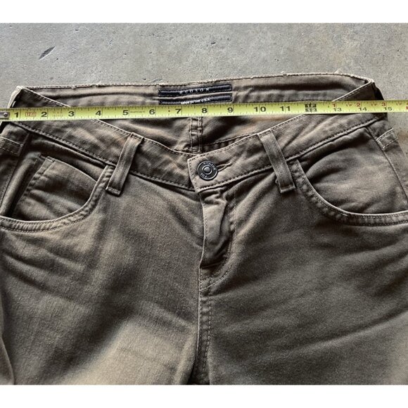 Hudson Jeans Women’s Barbara Black Size 26 Cargo Multi Pocket Brown USA Made - Picture 5 of 16